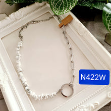 Load image into Gallery viewer, Steel Statement Necklace - (Product ref: N422)