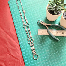 Load image into Gallery viewer, Steel Statement Necklace - (Product ref: N424)