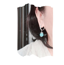 Load image into Gallery viewer, Hoop Earrings - Gemstones (Product ref: E344)