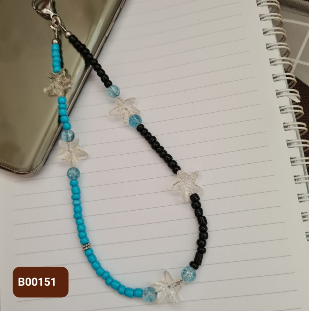 Phone strap - Glass Beads ( Product ref:  B00151)