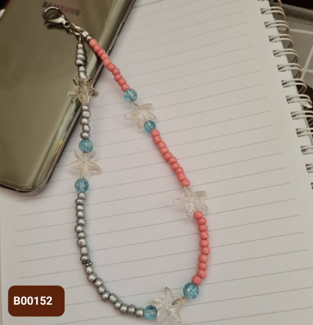 Phone strap - Glass Beads ( Product ref:  B00152)