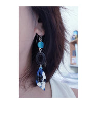 Load image into Gallery viewer, Asymmetrical Earrings - Resin / Acetate  (Product ref: E066)
