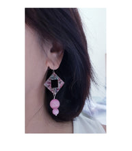 Load image into Gallery viewer, Asymmetrical Earrings - Resin / Acetate  (Product ref: E064)
