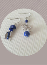 Load image into Gallery viewer, Asymmetrical Earrings - Gemstones (Product ref: E020)
