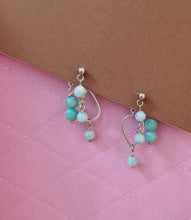 Load image into Gallery viewer, Front Back Earrings - Gemstones (Product ref: E052)
