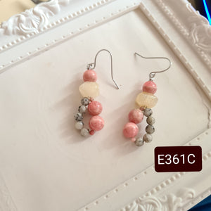 FreeStyle Earrings - Gemstones (Product ref: E361)