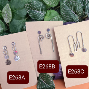 Steel Earrings - (Product ref: E268)