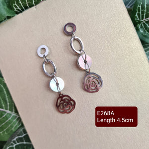 Steel Earrings - (Product ref: E268)