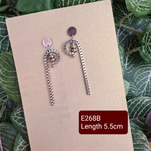 Steel Earrings - (Product ref: E268)