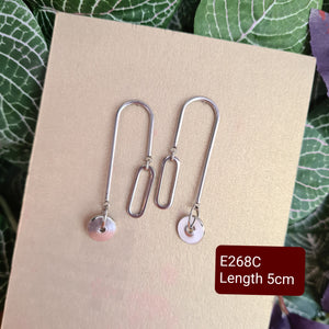 Steel Earrings - (Product ref: E268)