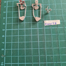 Load image into Gallery viewer, Steel Earrings -Front Back Earrings - (Product ref: E00128)
