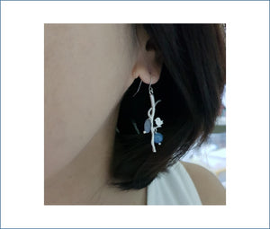 Asymmetrical Earrings - Gemstones (Product ref: E017)