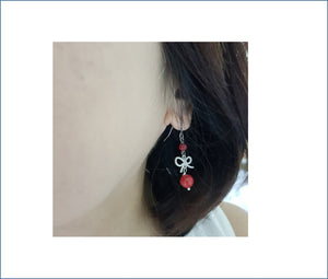 Asymmetrical Earrings - Gemstones (Product ref: E018)