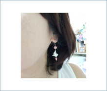 Load image into Gallery viewer, Asymmetrical Earrings - Gemstones (Product ref: E019)
