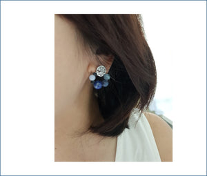 Dainty Stud Earrings - Gemstones (Product ref: E045)