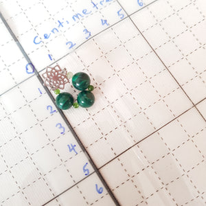 Dainty Stud Earrings - Gemstones (Product ref: E003)