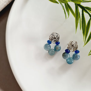 Dainty Stud Earrings - Gemstones (Product ref: E004)