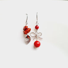 Load image into Gallery viewer, Asymmetrical Earrings - Gemstones (Product ref: E018)
