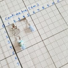 Load image into Gallery viewer, Front Back Earrings - Gemstones (Product ref: E027)
