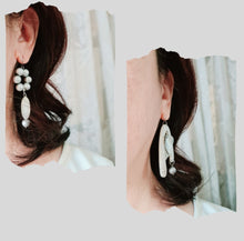 Load image into Gallery viewer, Asymmetrical Earrings - Resin / Acetate (Product ref: E029)
