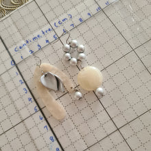 Load image into Gallery viewer, Asymmetrical Earrings - Resin / Acetate (Product ref: E029)
