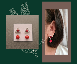 Dainty Stud Earrings - Gemstones (Product ref: E032)