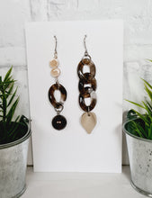 Load image into Gallery viewer, Asymmetrical Earrings - Resin / Acetate (Product ref: E042)
