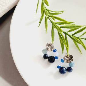 Dainty Stud Earrings - Gemstones (Product ref: E045)