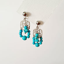 Load image into Gallery viewer, Front Back Earrings - Gemstones (Product ref: E057)
