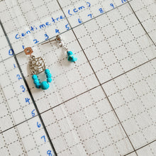 Load image into Gallery viewer, Front Back Earrings - Gemstones (Product ref: E057)
