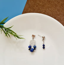 Load image into Gallery viewer, Front Back Earrings - Gemstones (Product ref: E058)

