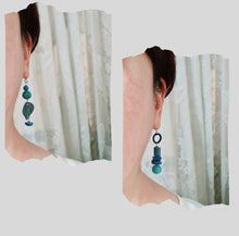 Load image into Gallery viewer, Asymmetrical Earrings - Resin / Acetate  (Product ref: E061)
