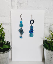 Load image into Gallery viewer, Asymmetrical Earrings - Resin / Acetate  (Product ref: E061)
