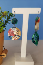 Load image into Gallery viewer, Asymmetrical Earrings - Resin / Acetate  (Product ref: E062)
