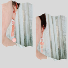 Load image into Gallery viewer, Asymmetrical Earrings - Resin / Acetate  (Product ref: E063)
