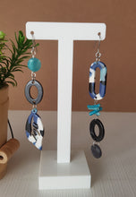 Load image into Gallery viewer, Asymmetrical Earrings - Resin / Acetate  (Product ref: E066)
