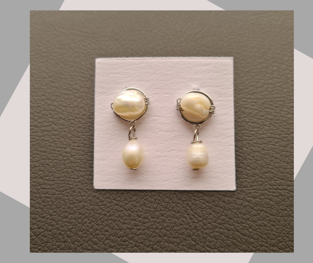 Dainty Stud Earrings - Gemstones (Product ref: E073)