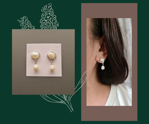 Dainty Stud Earrings - Gemstones (Product ref: E073)