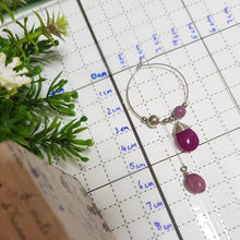 Load image into Gallery viewer, Hoop Earrings - Gemstones (Product ref: E129)
