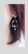 Load image into Gallery viewer, Asymmetrical Earrings - Gemstones (Product ref: E170)

