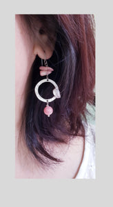 Asymmetrical Earrings - Gemstones (Product ref: E172)