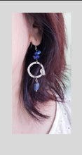 Load image into Gallery viewer, Asymmetrical Earrings - Gemstones (Product ref: E173)
