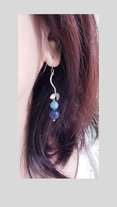 Asymmetrical Earrings - Gemstones (Product ref: E175)