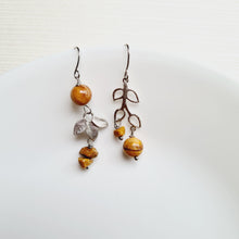 Load image into Gallery viewer, Asymmetrical Earrings - Gemstones (Product ref: E179)
