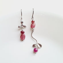 Load image into Gallery viewer, Asymmetrical Earrings - Gemstones (Product ref: E182A)
