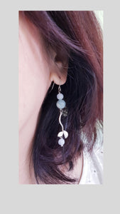 Asymmetrical Earrings - Gemstones (Product ref: E184)