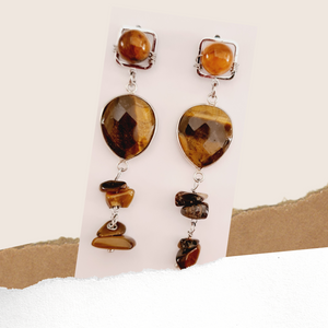 FreeStyle Earrings - Gemstones (Product ref: E186-S)