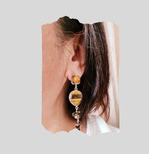 FreeStyle Earrings - Gemstones (Product ref: E186-S)