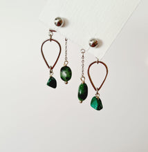 Load image into Gallery viewer, Front Back Earrings - Gemstones (Product ref: E197)
