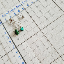 Load image into Gallery viewer, Front Back Earrings - Gemstones (Product ref: E197)
